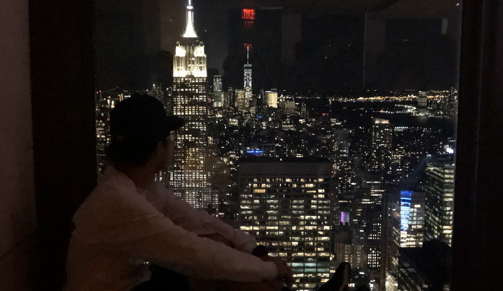 トップオブザロック展望台の館内で撮影した写真