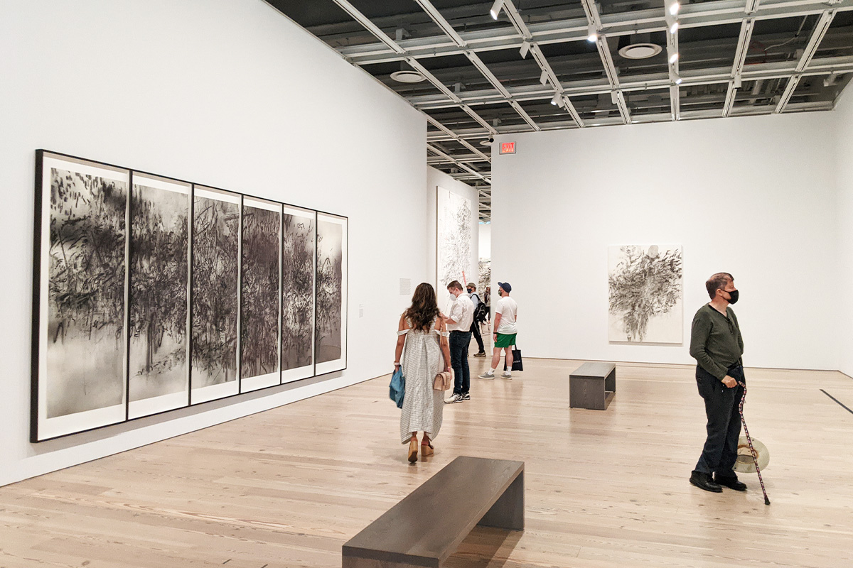 ホイットニー美術館の通常展示エリア