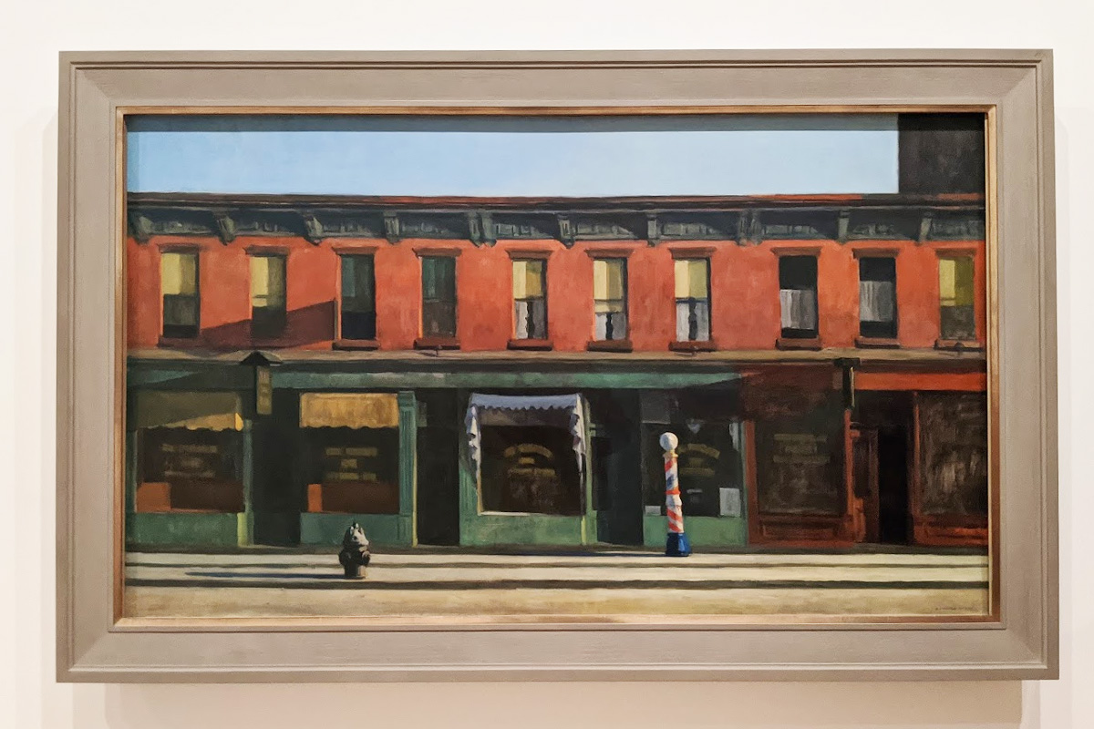 エドワード・ホッパー「Early Sunday Morning」