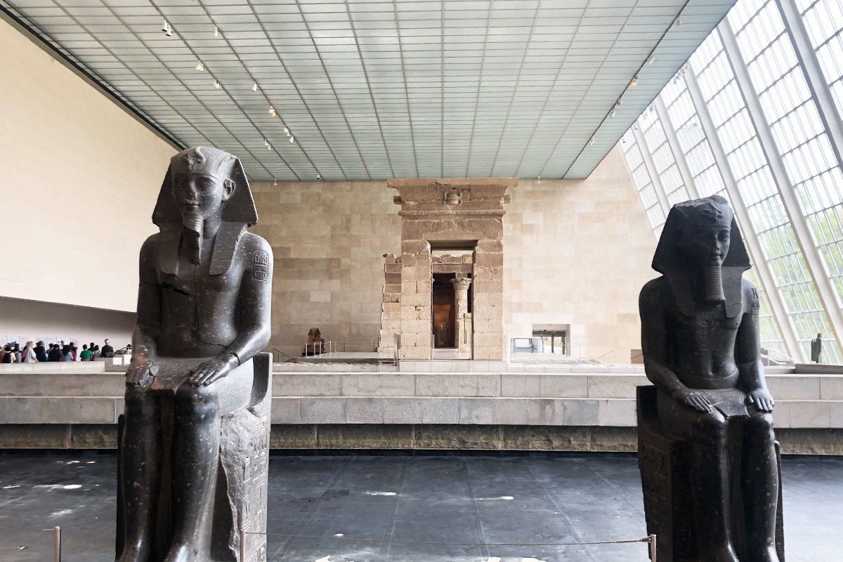 メトロポリタン美術館の1階のエジプトエリア