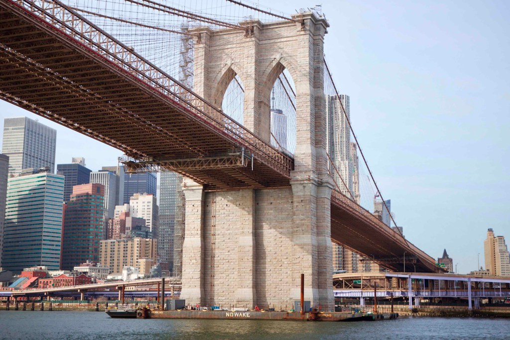 クルーズから見たニューヨークの景色