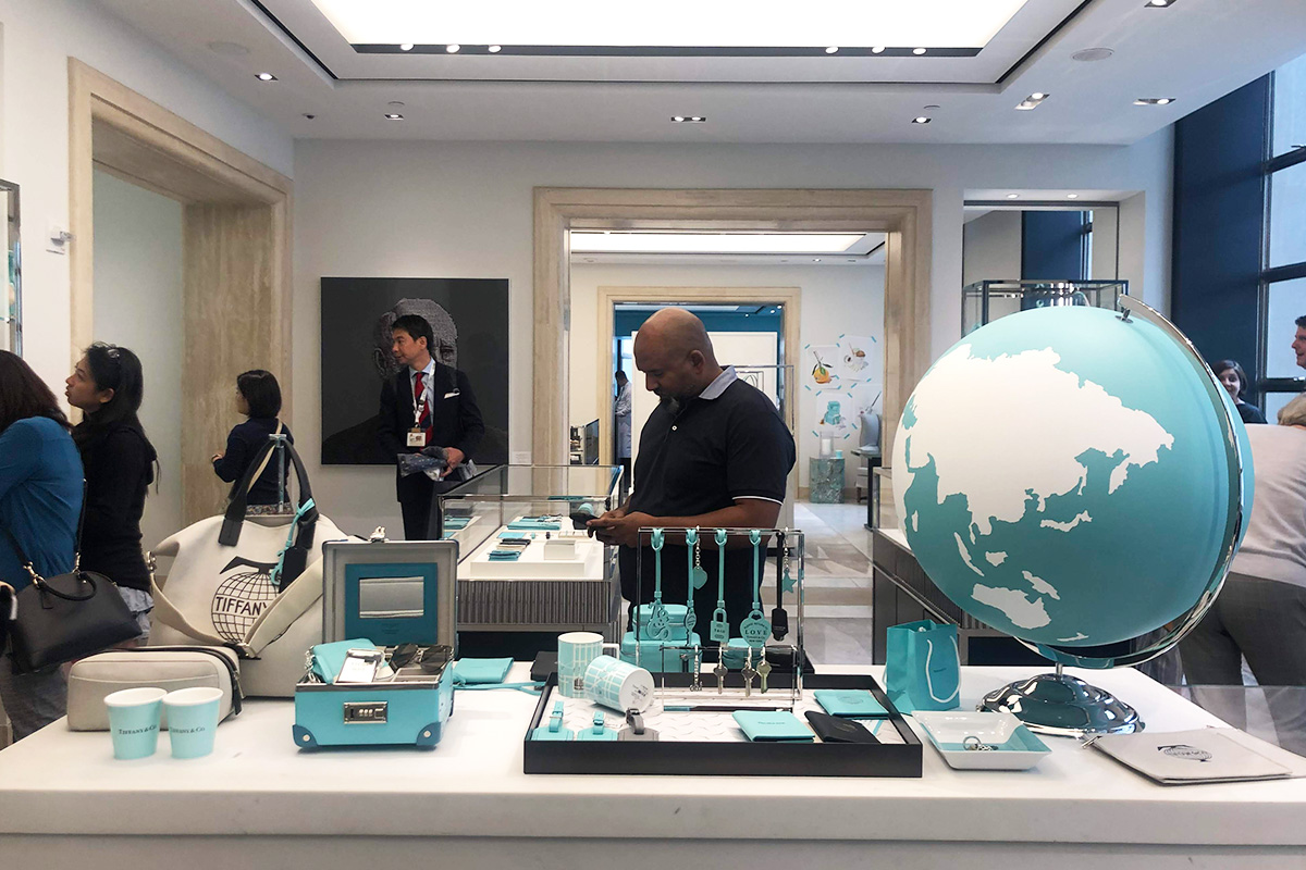 五番街のTiffany & Co.の店舗の写真
