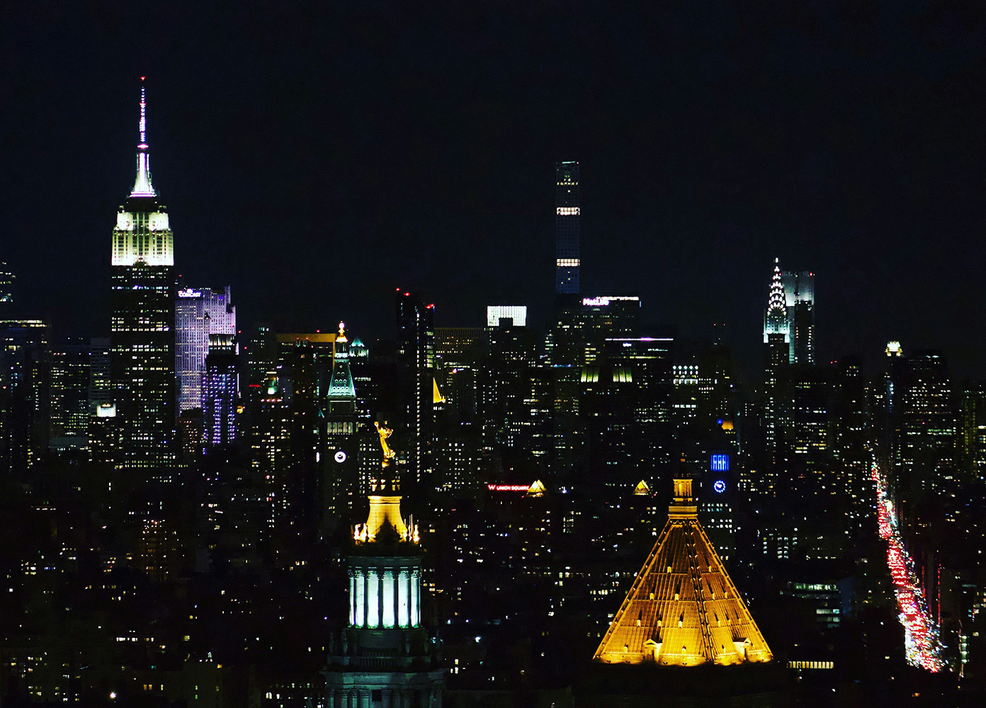 トップ・オブ・ザ・ロックからみた夜景