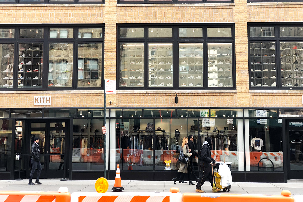 ソーホーにあるKithの店舗の写真